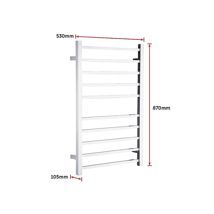 Electric Heated Bathroom Towel Rack / Rails -100w