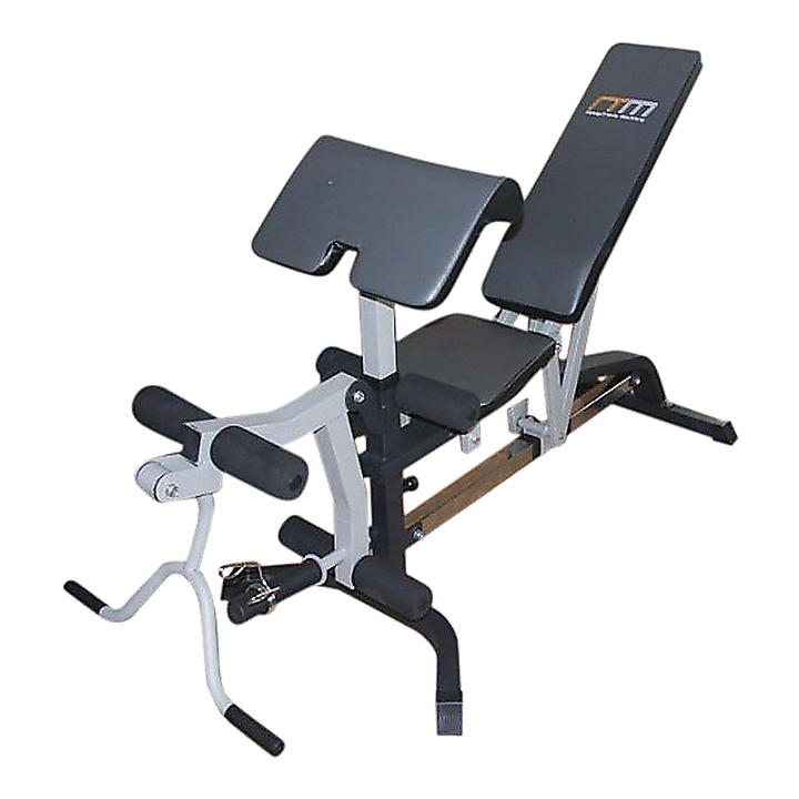 FID Flat Incline Decline Bench Press w/ Leg Extension