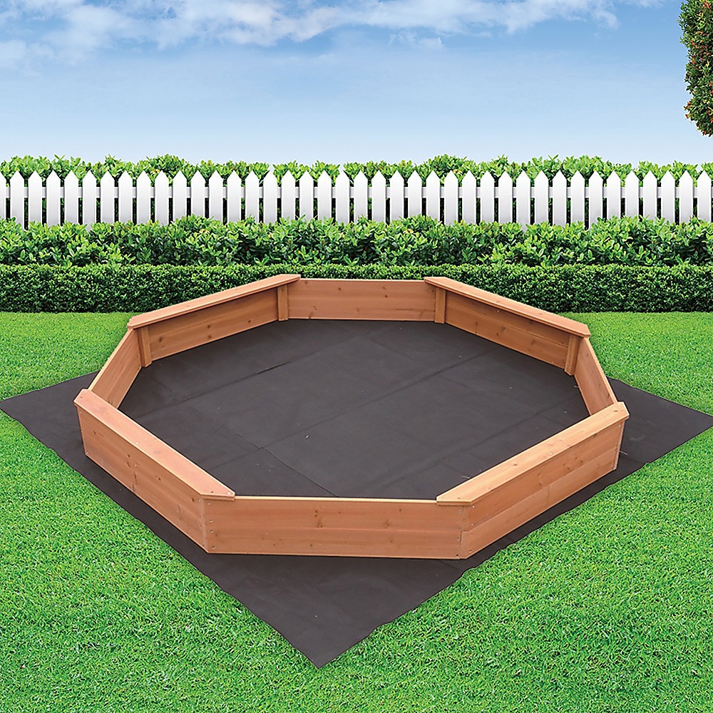 Kids Sand Pit Large Octagonal Wooden Sandpit