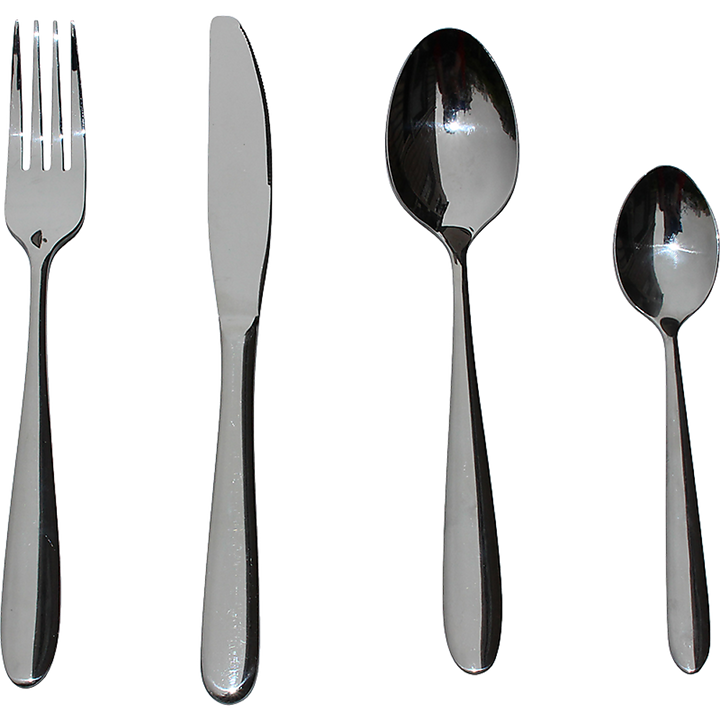 32 Piece Stainless Steel Cutlery Set Knives Fork Spoon Teaspoon