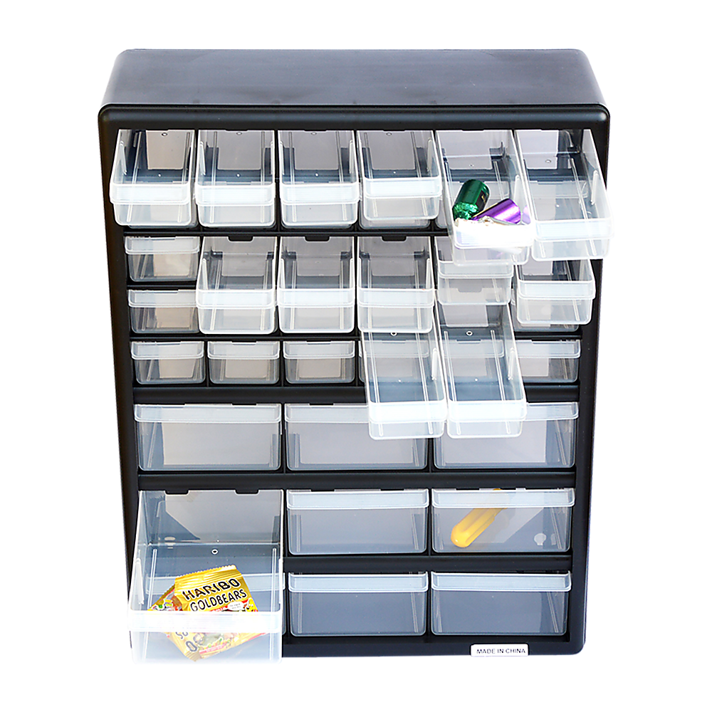 Storage Cabinet Drawers 39 Plastic Tool Box Containers Organiser Cupboard