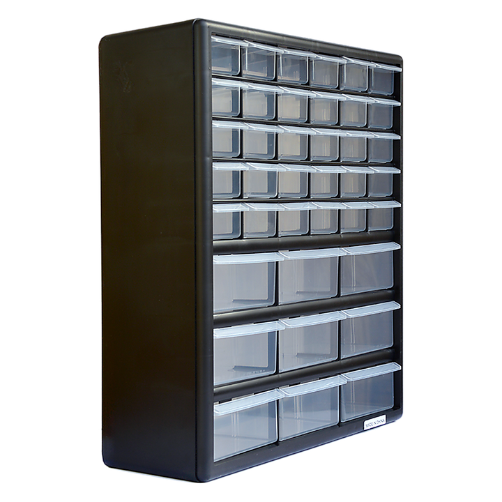 Storage Cabinet Drawers 39 Plastic Tool Box Containers Organiser Cupboard