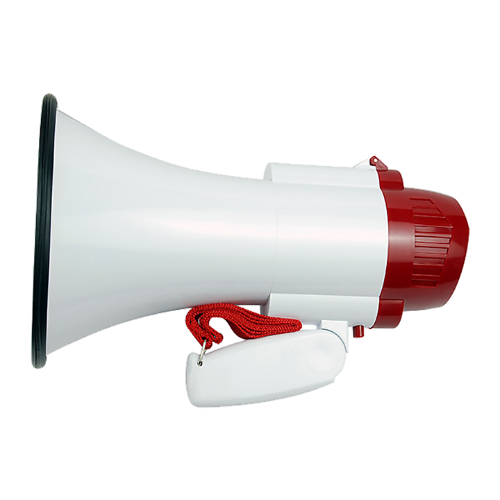 Audio Megaphone 25Watt Bull Horn with Siren