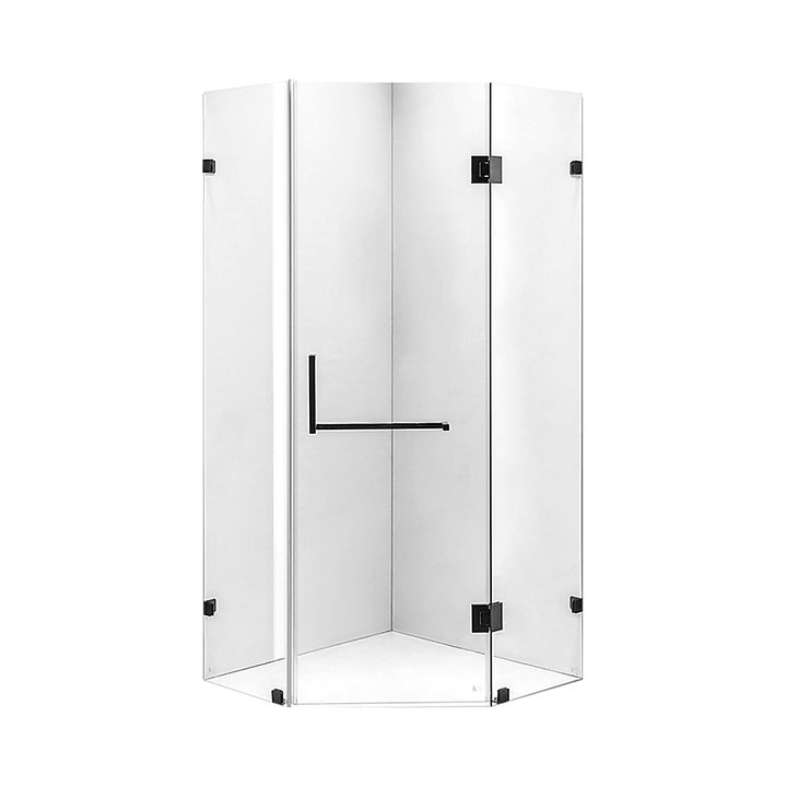 900 x 900mm Frameless 10mm Glass Shower Screen By Della Francesca