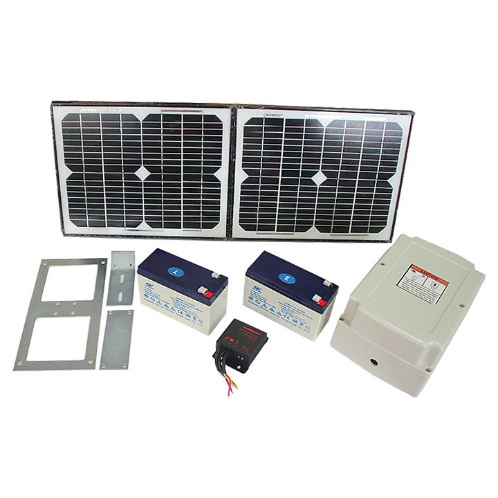 500KG 20W Solar Single Swing Auto Motor Remote Gate Opener