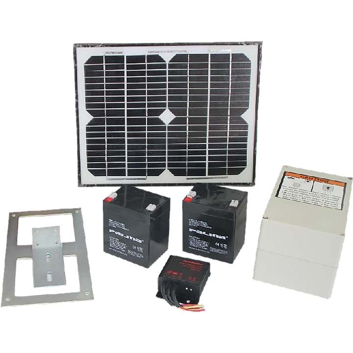 1000KG 10W Solar Double Swing Auto Motor Remote Gate Opener