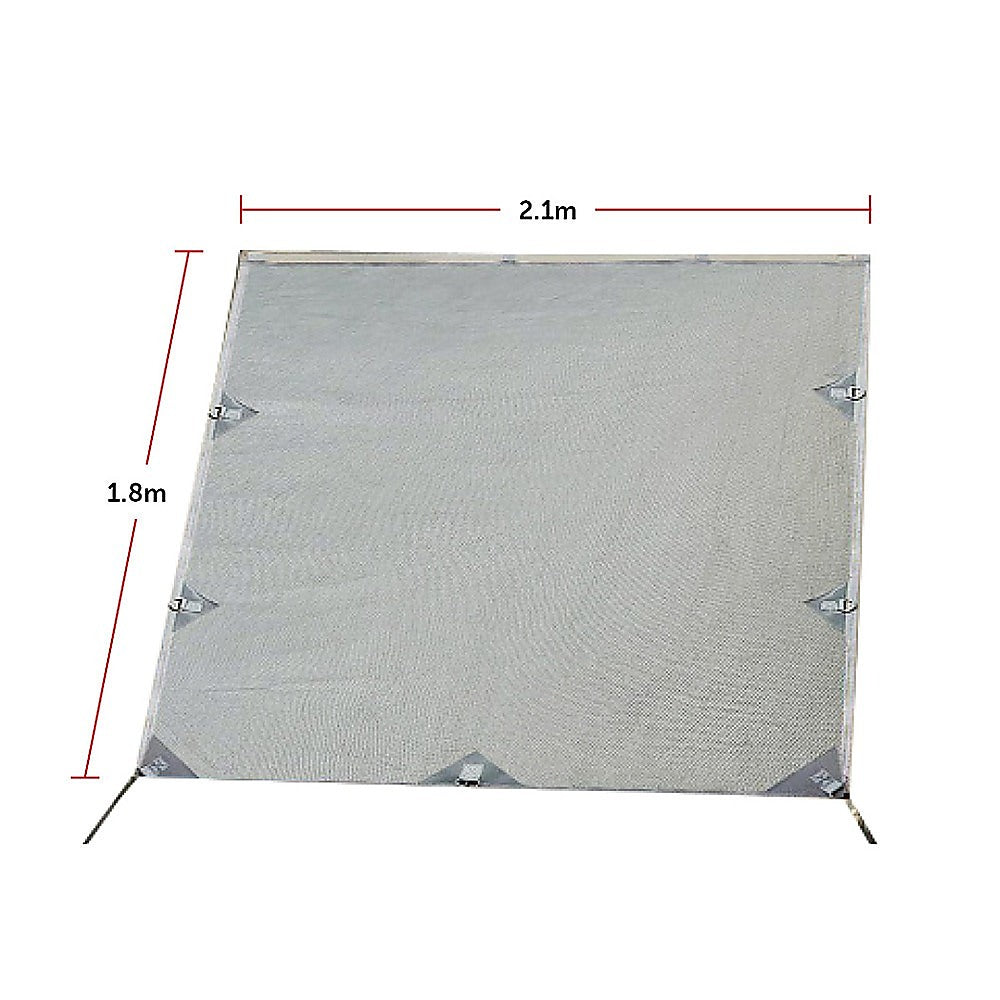 Pop Top Caravan Privacy Screen Sun Shade Side Extension 2.1 x 1.8m