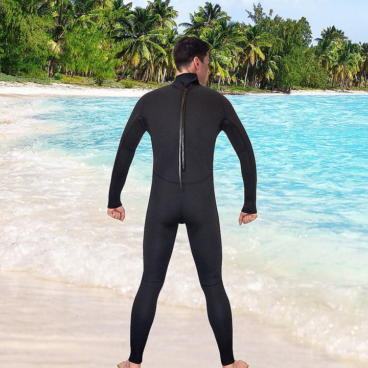 Mens Steamer Wetsuit Long Sleeve/Leg 3mm Neoprene Wet Suit - Extra Large