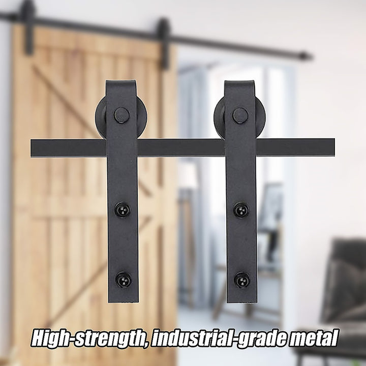 1.8m Sliding Barn Door Hardware Heavy Duty Sturdy Kit