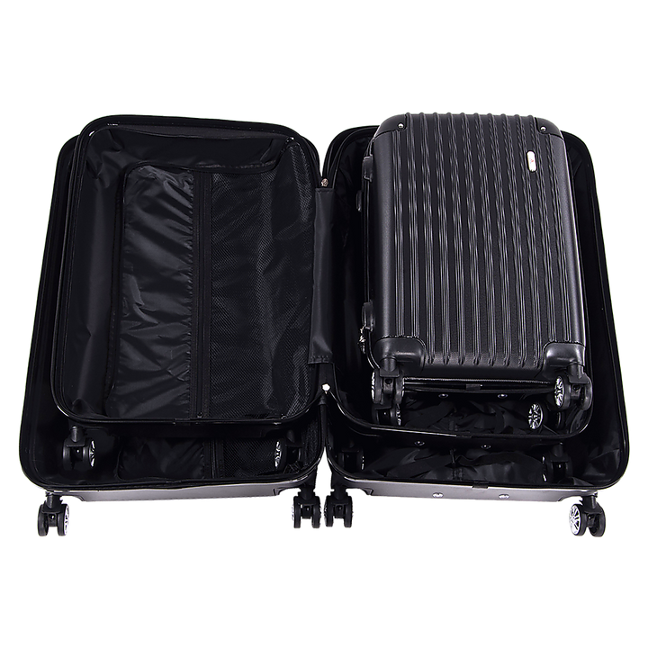 Delegate Suitcases Luggage Set 20" 24" 28"Carry On Trolley TSA Travel Bag