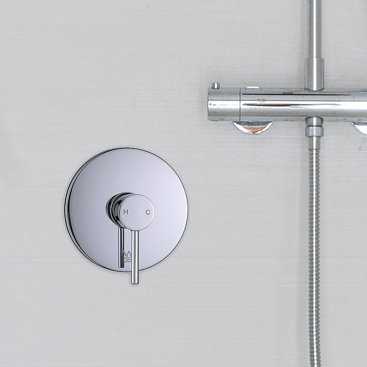 Shower Bath Mixer Tap Bathroom WATERMARK Approved - Chrome