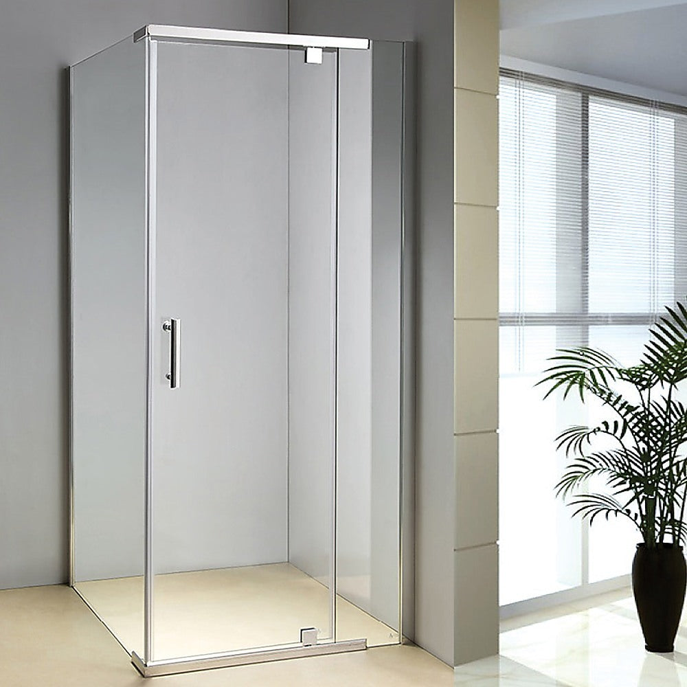 Shower Screen 1000x700x1900mm Framed Safety Glass Pivot Door By Della Francesca