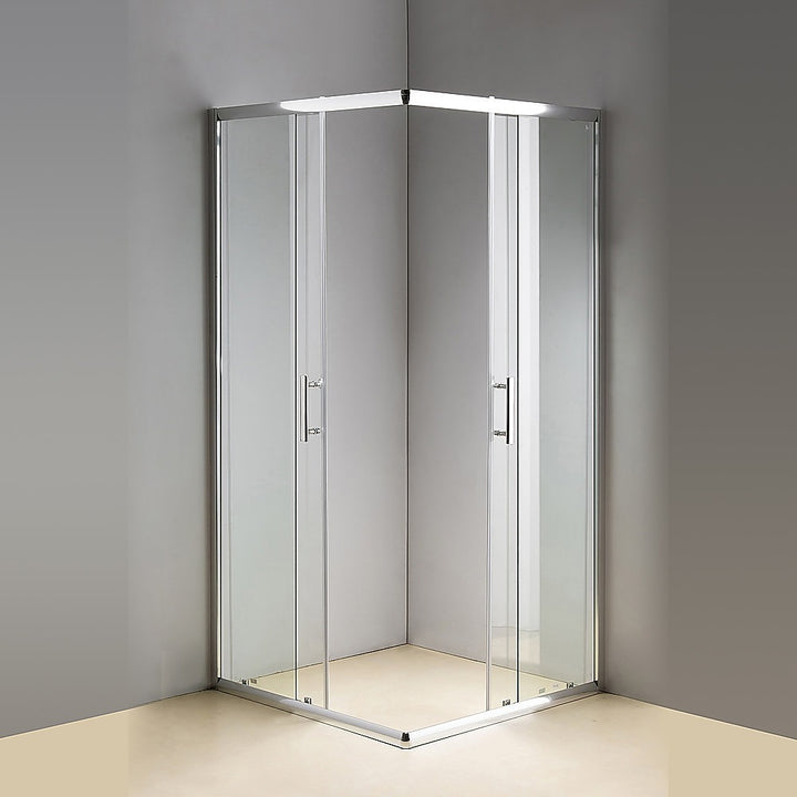 900 x 1200mm Sliding Door Nano Safety Glass Shower Screen By Della Francesca