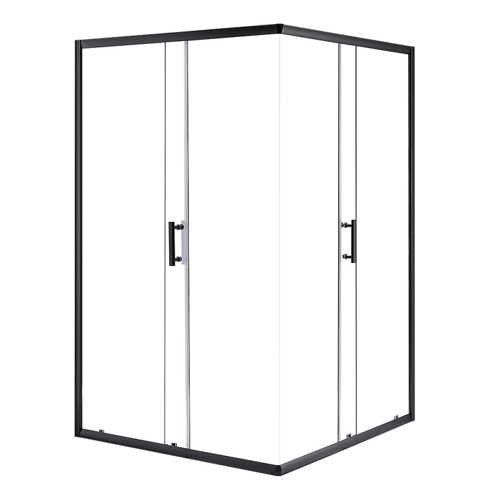 1200 x 800mm Sliding Door Nano Safety Glass Shower Screen By Della Francesca