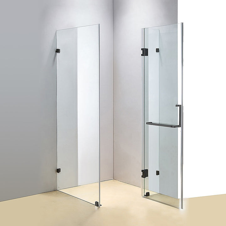 900 x 900mm Frameless 10mm Glass Shower Screen By Della Francesca