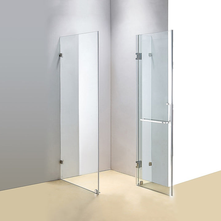 900 x 900mm Frameless 10mm Glass Shower Screen By Della Francesca