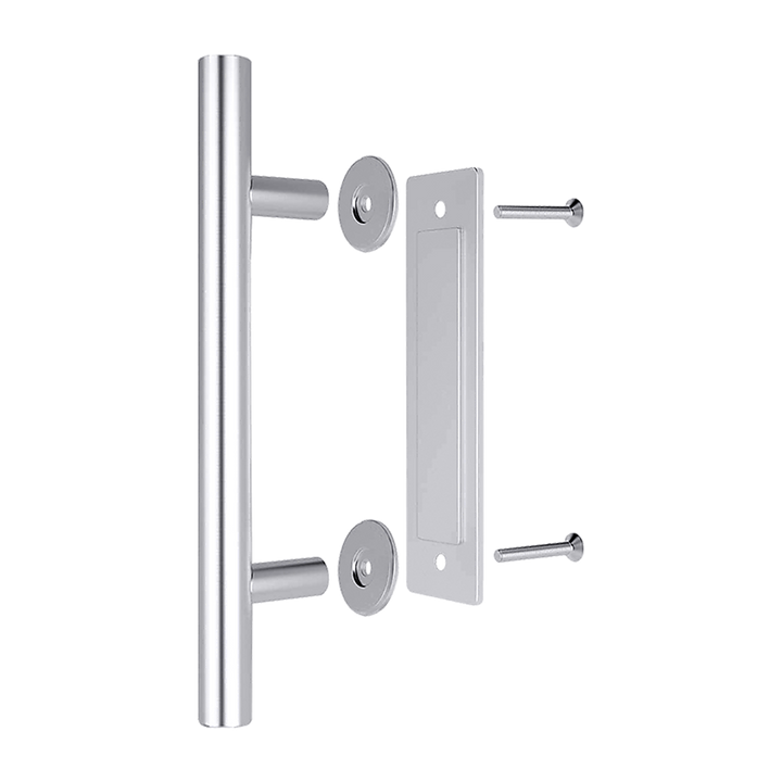 12" Barn Door Handle Sliding Flush Pull Wood Door Gate Hardware Stainless Steel