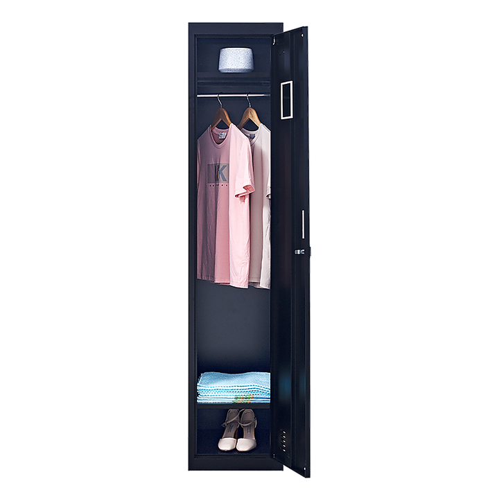 One-Door Office Gym Shed Clothing Locker Cabinet