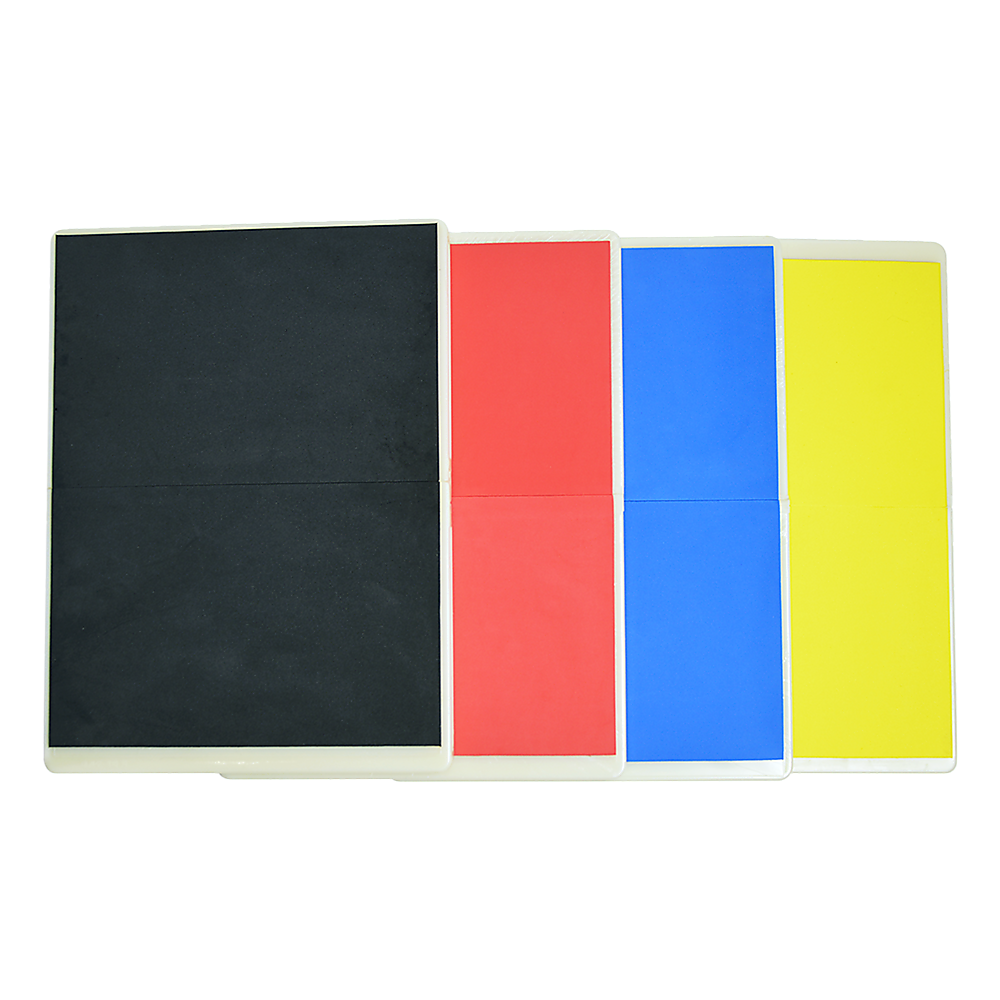 Martial Arts Supply Rebreakable Board Taekwondo, MMA, Karate-Set: Yellow, Blue, Red & Black