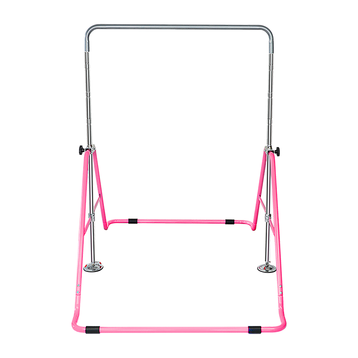 Kids Gymnastics Bars Training Horizontal Bar Monkey Kip Bar Pink