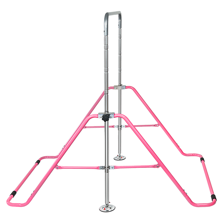 Kids Gymnastics Bars Training Horizontal Bar Monkey Kip Bar Pink