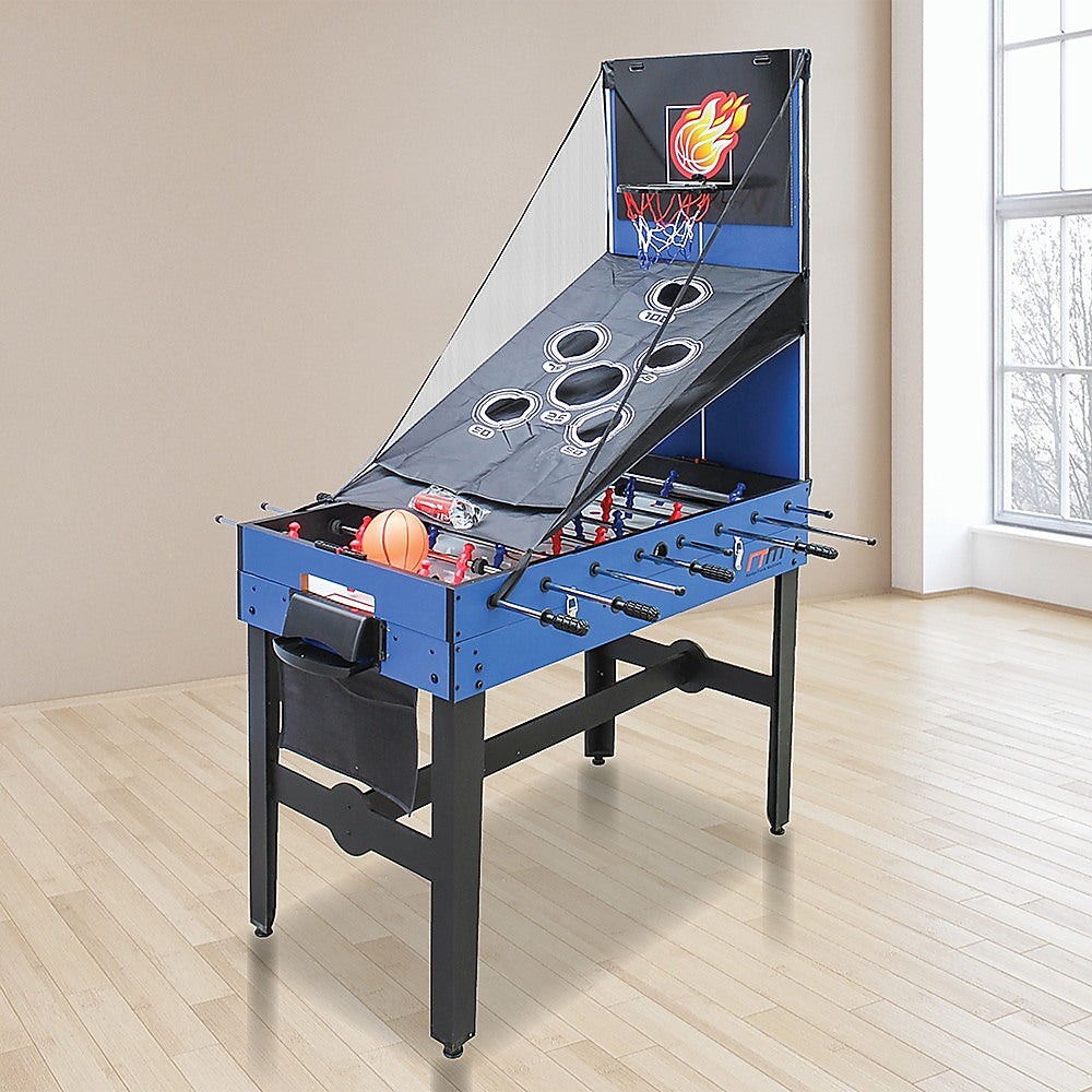 4FT 12-in-1 Combo Games Tables Foosball Soccer Basketball Hockey Pool Table Tennis