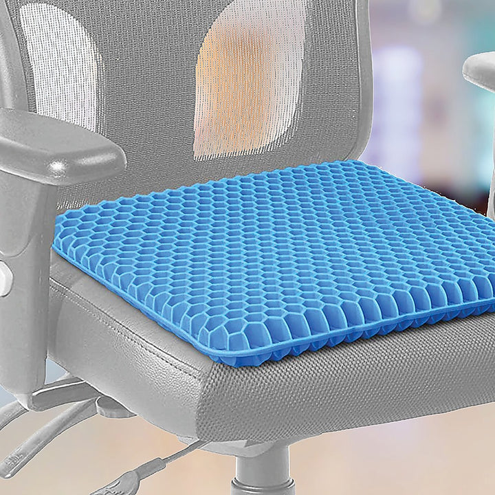 Gel Chair Seat Cushion For Lower Back Pain Pressure Relief Wheelchair Car Office