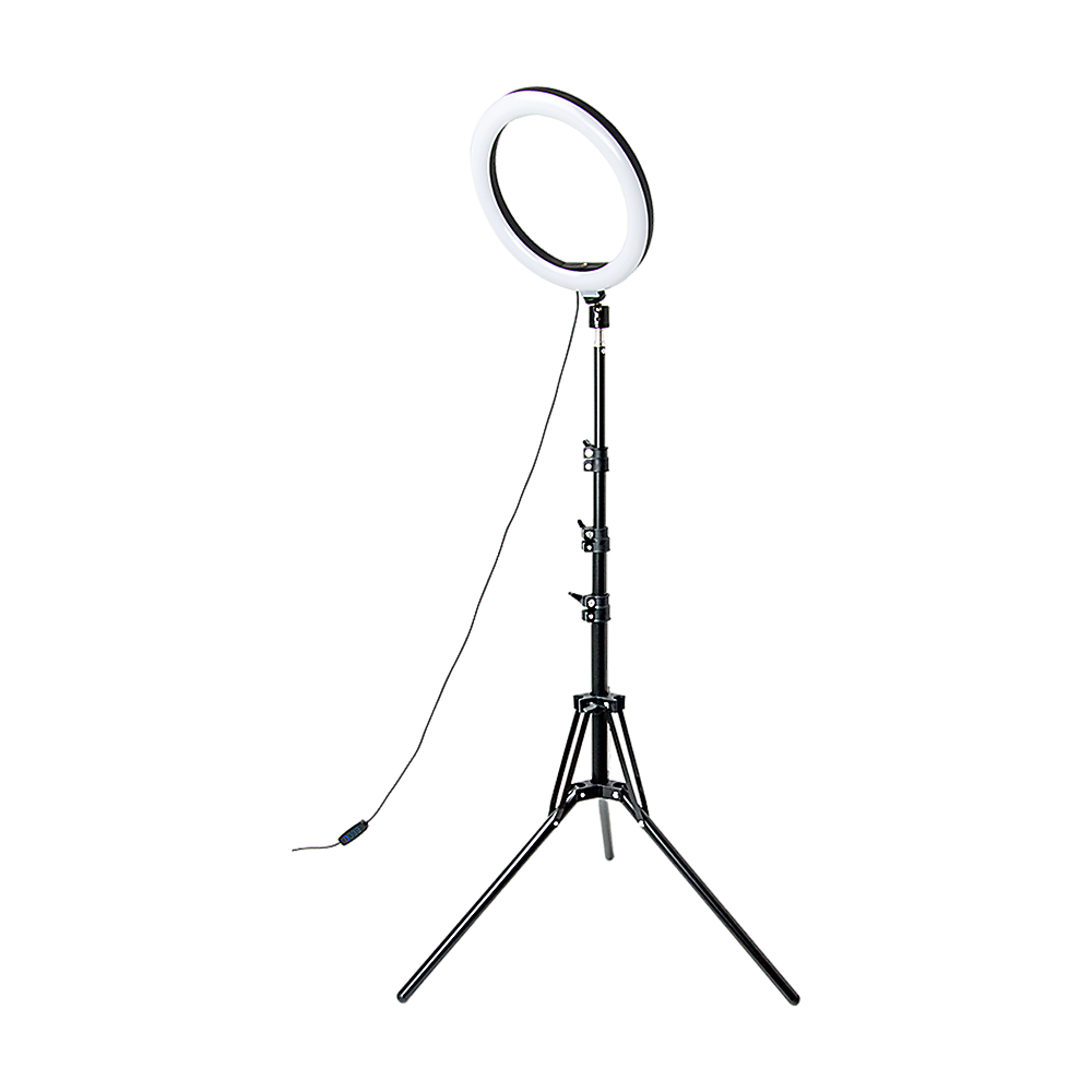 10" LED Selfie Ring Light with 1.6M Tripod Stand Phone Holder Photo Live Makeup