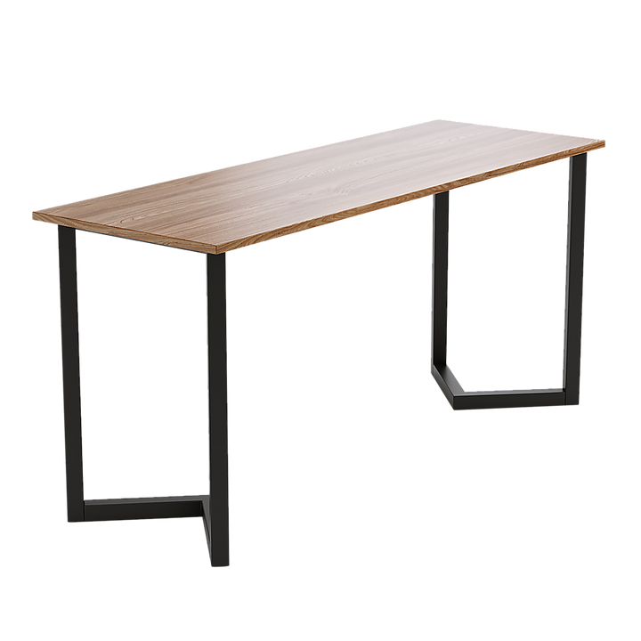 V Shaped Table Bench Desk Legs Retro Industrial Design Fully Welded - Black