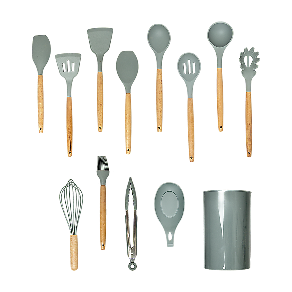 13x Kitchen Utensils for Cooking Baking Silicone Set