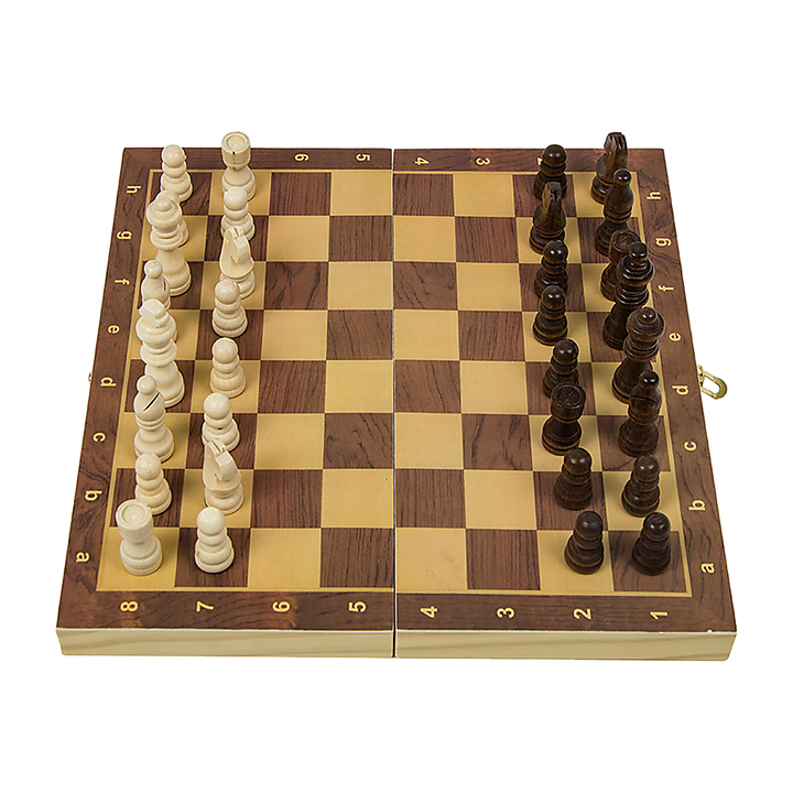 Chess Board Games Folding Large Chess Wooden Chessboard Set Wood Toy Gift