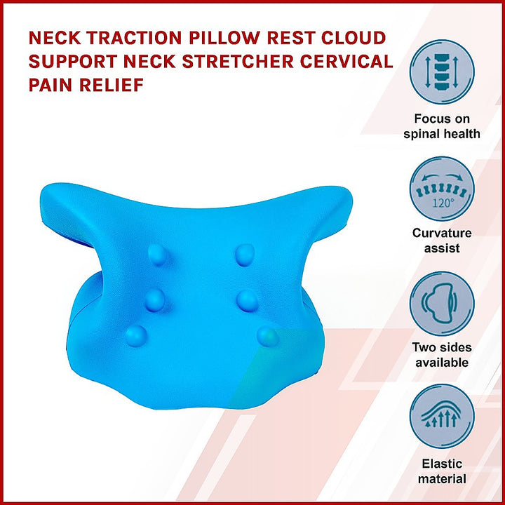 Neck Traction Pillow Rest Cloud Support Neck Stretcher