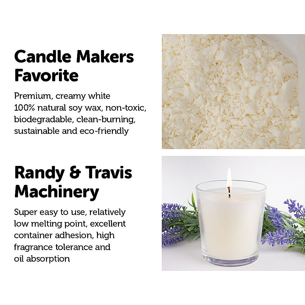 Natural Soy Wax Candle Making Supplies Crafts [ 5kg ]