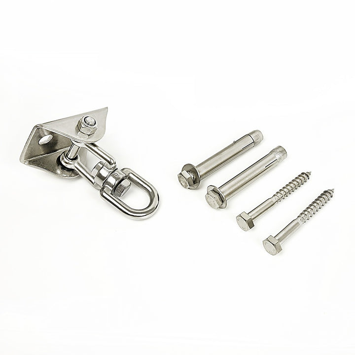 360 Degree Swivel Swing Hanger with Stainless Steel Hook for Ceiling Heavy Duty Hanging Gym Equipment