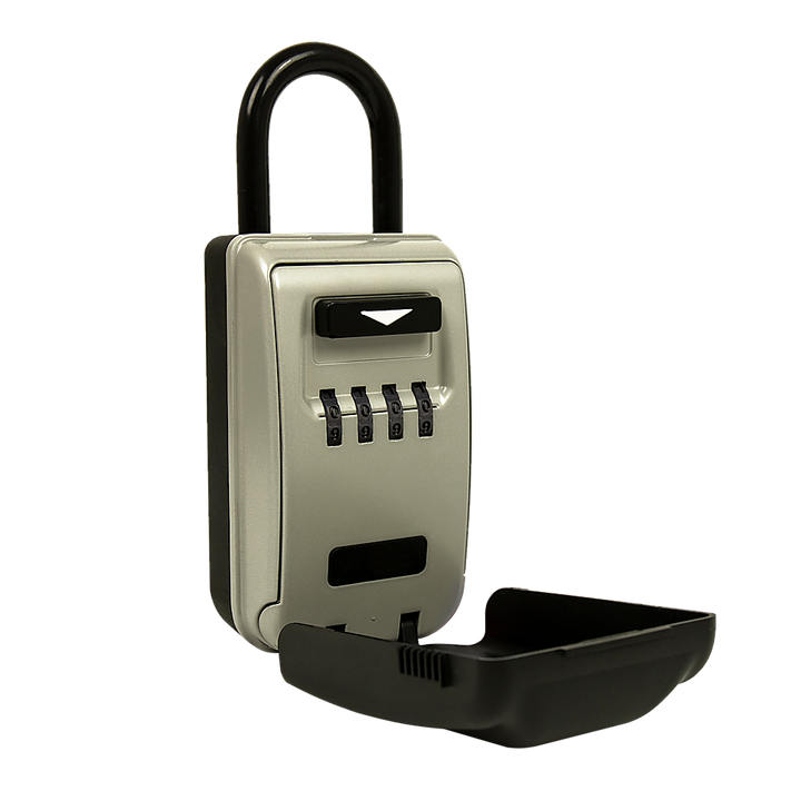 Security 4 Digit Combination Cable Lock Box With Luminous Dials