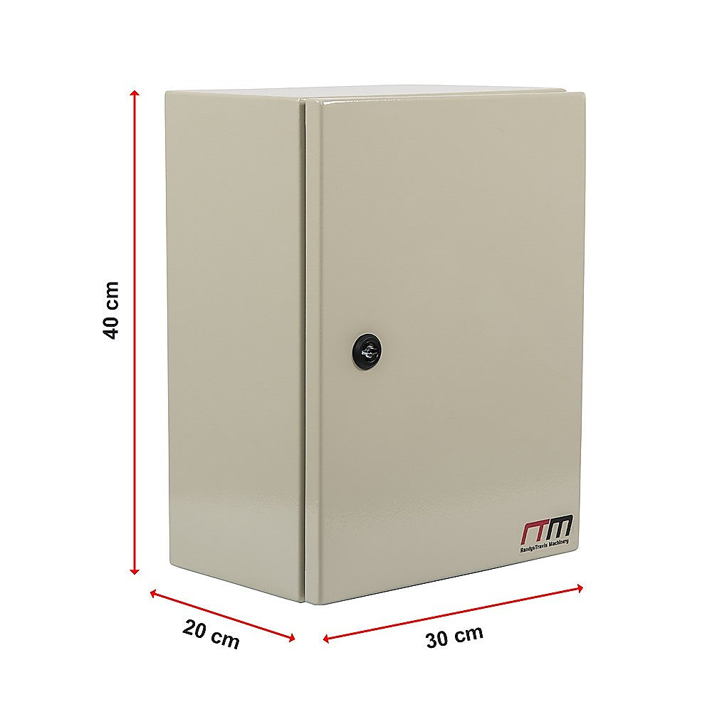 Carbon Steel Electrical Enclosure Box IP65 Wall Mount 400 x 300 x 200 mm