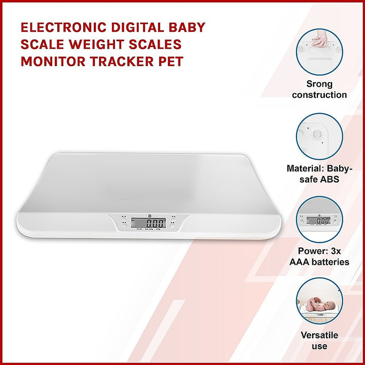 Electronic Digital Baby Scale Weight Scales Monitor Tracker Pet