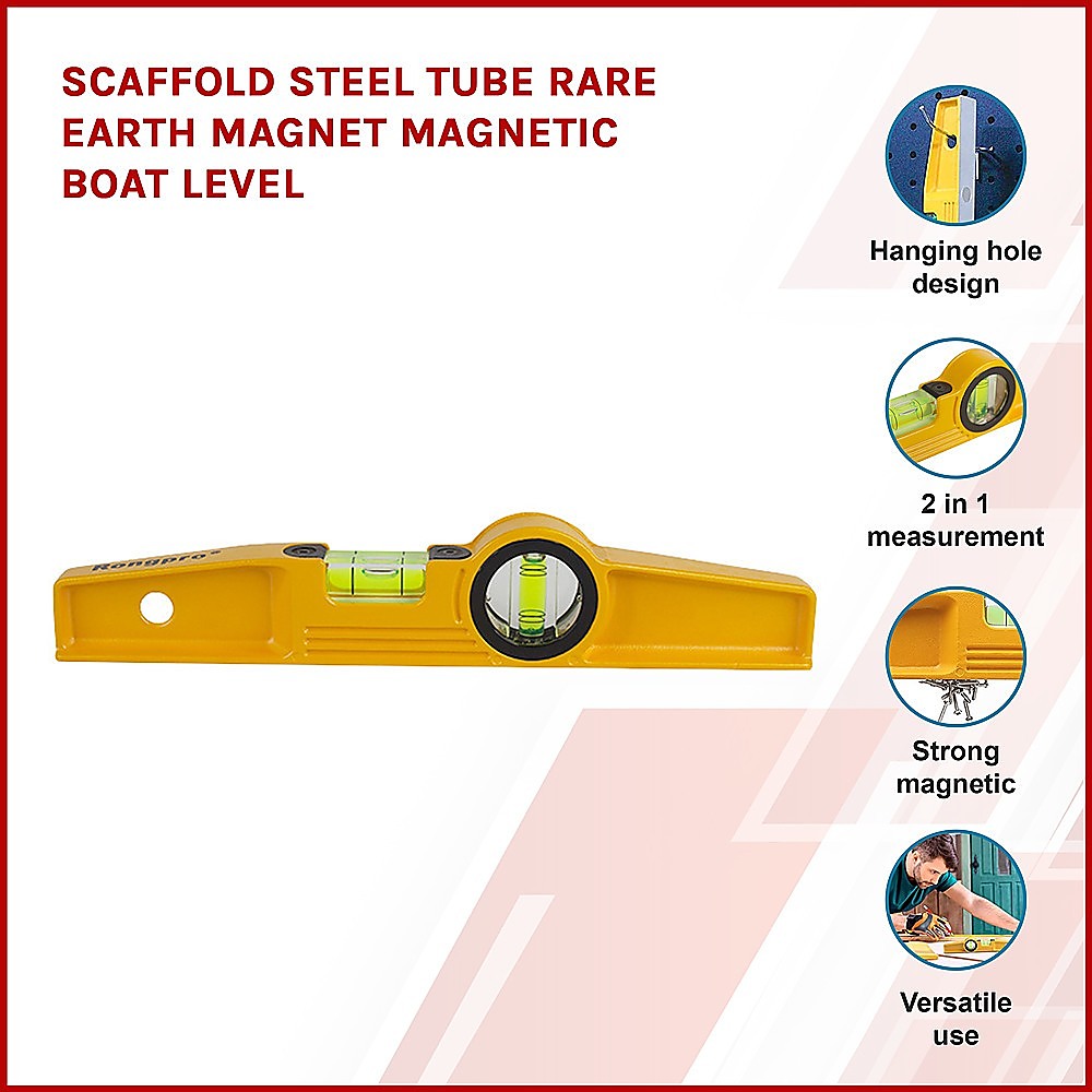 Scaffold Steel Tube Rare Earth Magnet Magnetic Boat Level