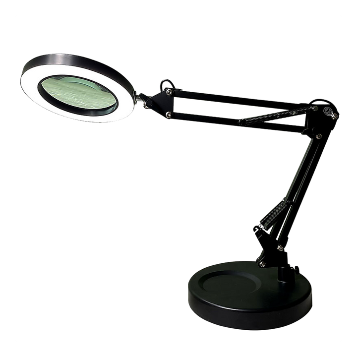 10X Magnifying Glass Desk Light Magnifier LED Lamp Reading Lamp With Base