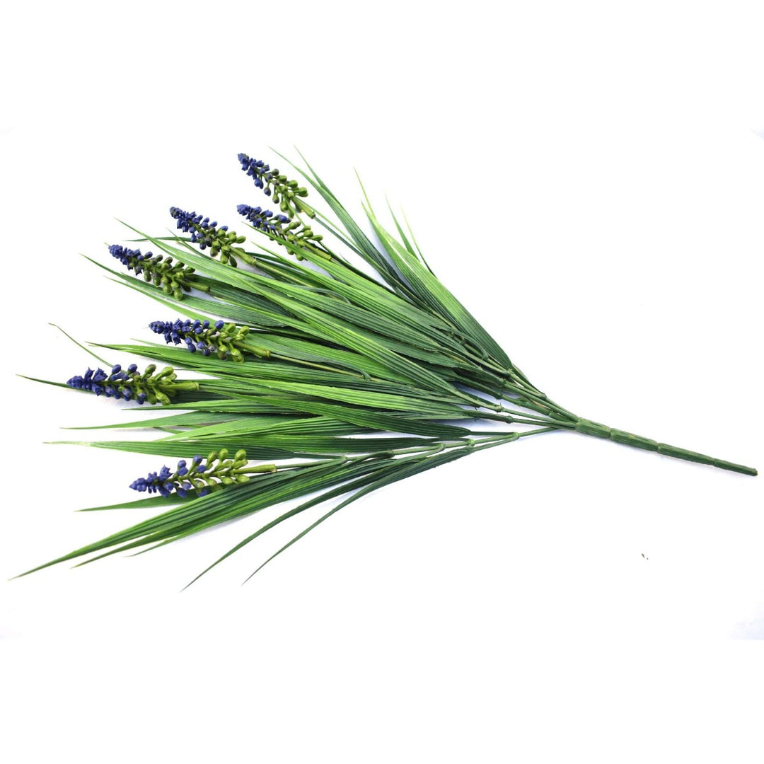 Artificial Dense English Lavender Stem UV Resistant 50cm