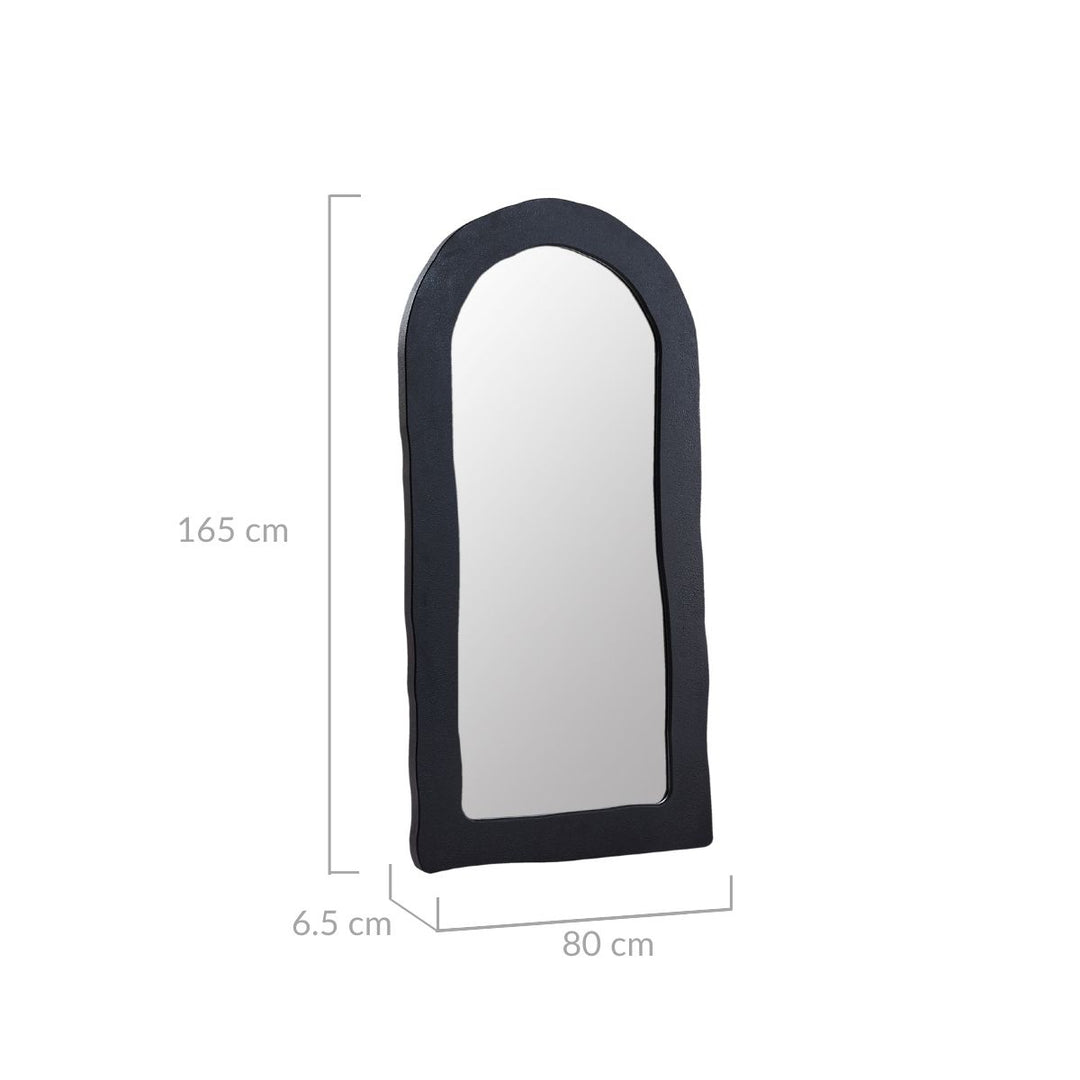 Dome Mirror in Black