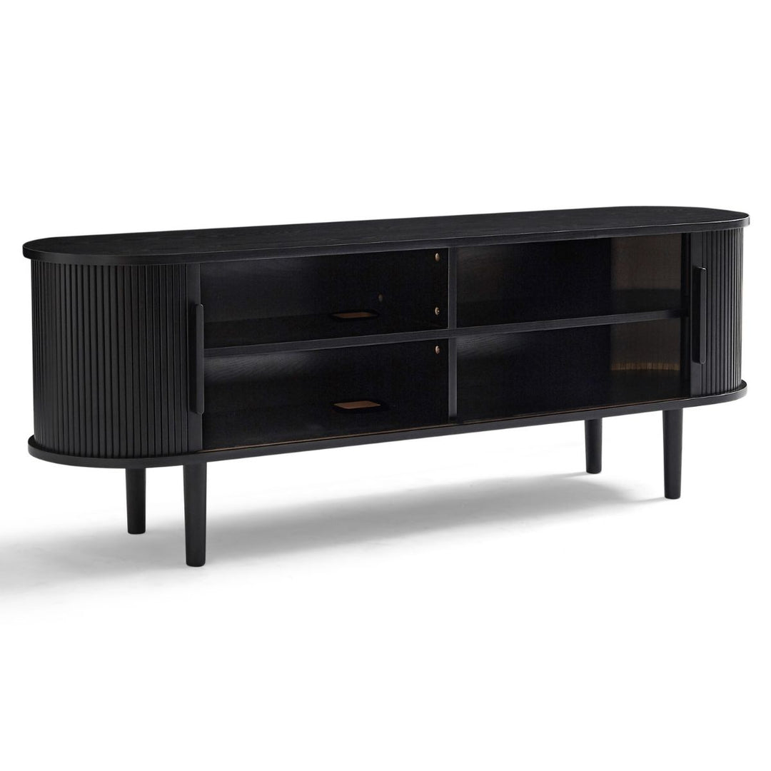 Tate Black Column TV Stand 160cm