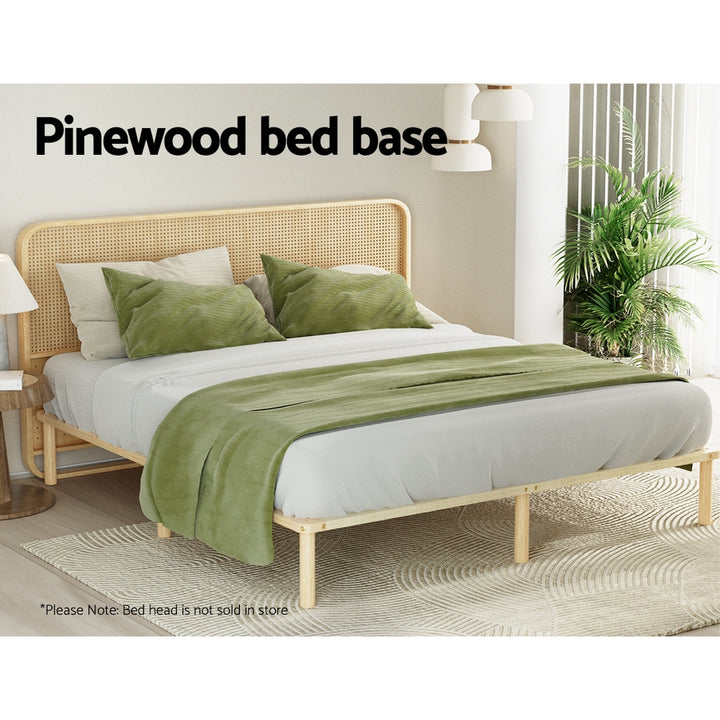 Artiss Bed Frame King Size Wooden Base Mattress Platform Timber Pine AMBA