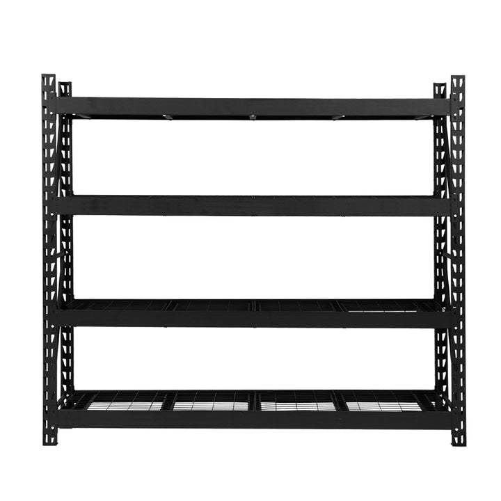 Giantz 4Mx2M Garage Shelving Warehouse Rack Pallet Racking Storage Shelve Black