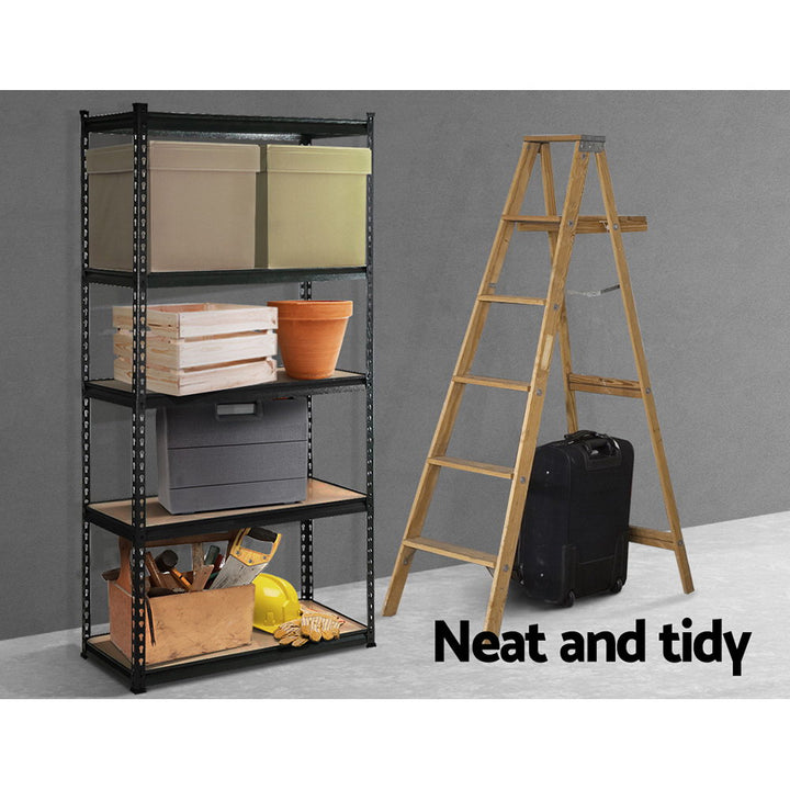 Giantz 1.8M Garage Shelving Warehouse Rack Pallet Racking Storage Shelf Charcoal