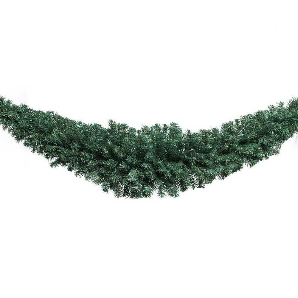 Jingle Jollys 2.4m Christmas Garland Xmas Decorations Green Wedding Party