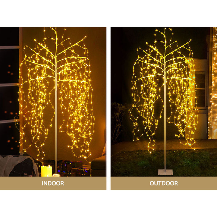 2.1M Christmas Tree 600 LED Solar Jingle Jollys