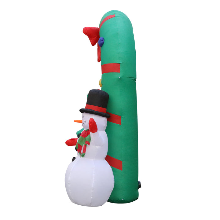 Jingle Jollys Christmas Inflatable Archwary 2.8M Illuminated Decorations