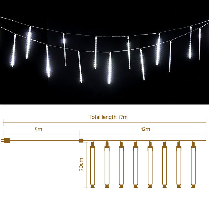 12M Christmas Lights Icicle Light 960 LED Falling Metor Jingle Jollys